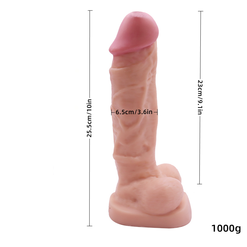 Dildo Realista con Ventosa — Tamaño Extra Grande