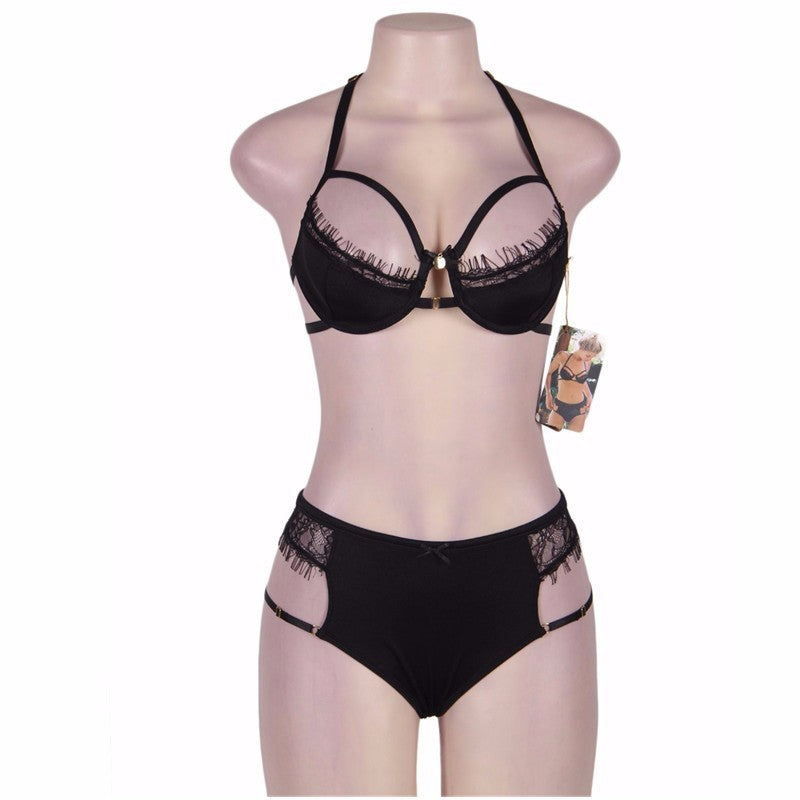 Lencería Babydoll Encaje Negro — Tallas Grandes M a 6XL