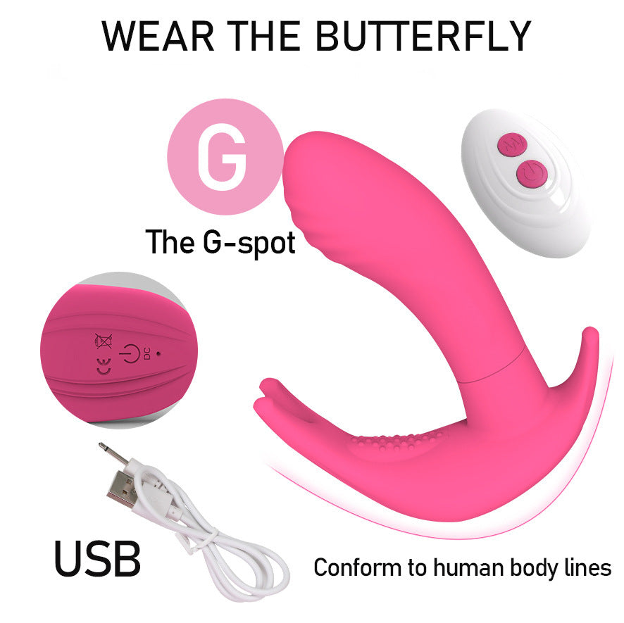 Vibrador Mariposa con Control Remoto — Estimulador Íntimo para Mujer