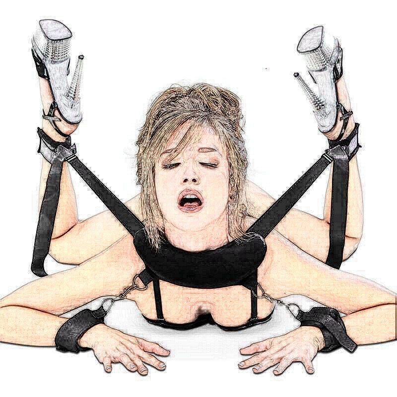 Kit BDSM con Esposas y Tobilleras — Lencería Sensual para Pareja