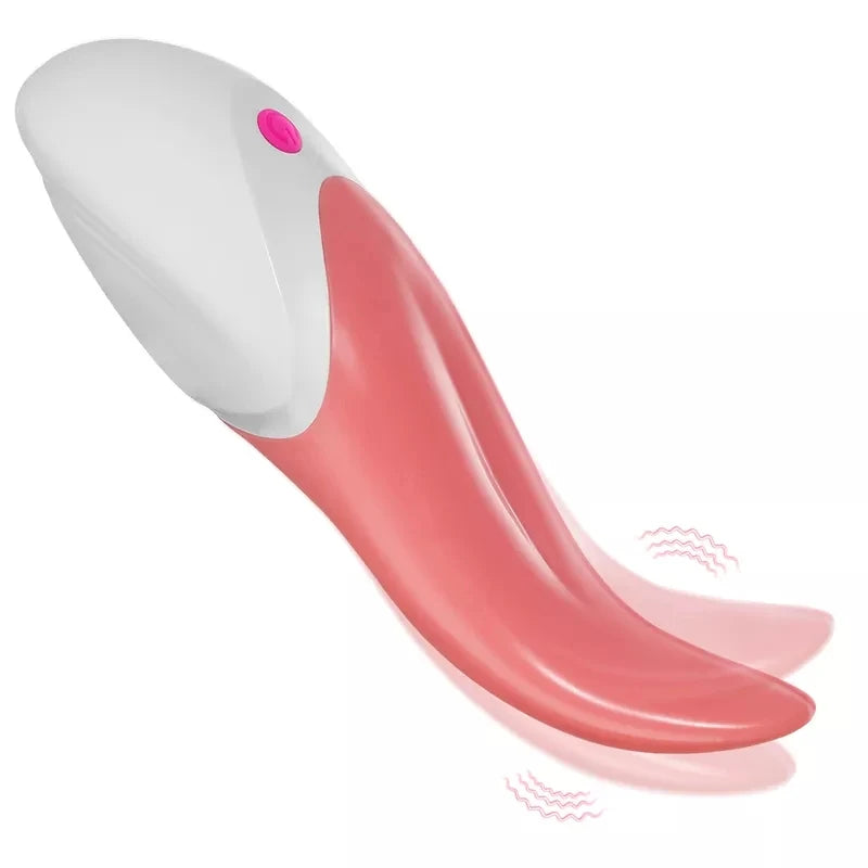 Vibrador con Lengüeta — Estimulador de Pezones y Clítoris