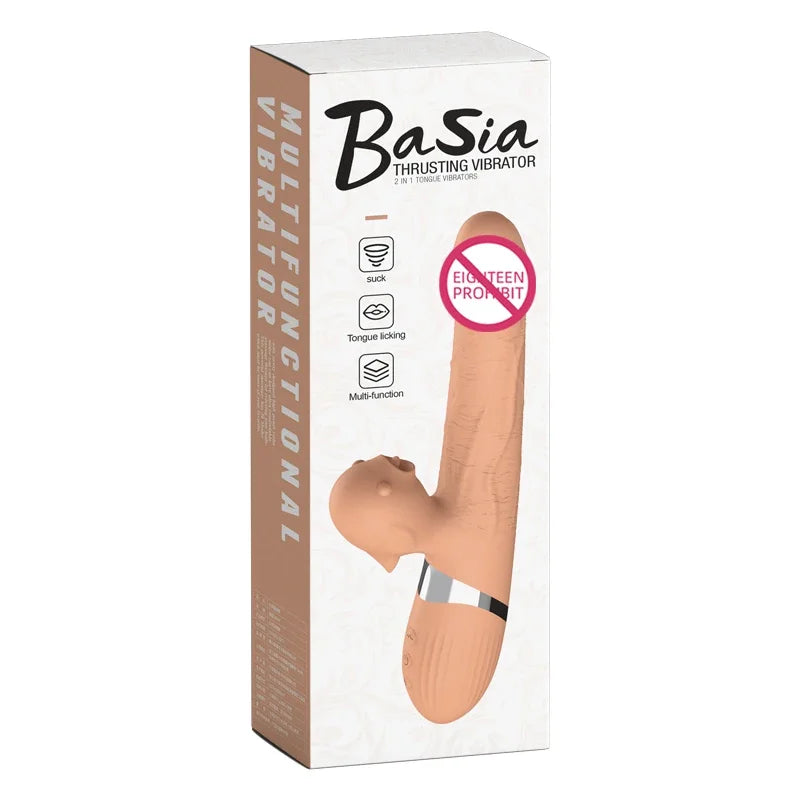 Estimulador Femenino con Lengüeta — Clítoris y Punto G