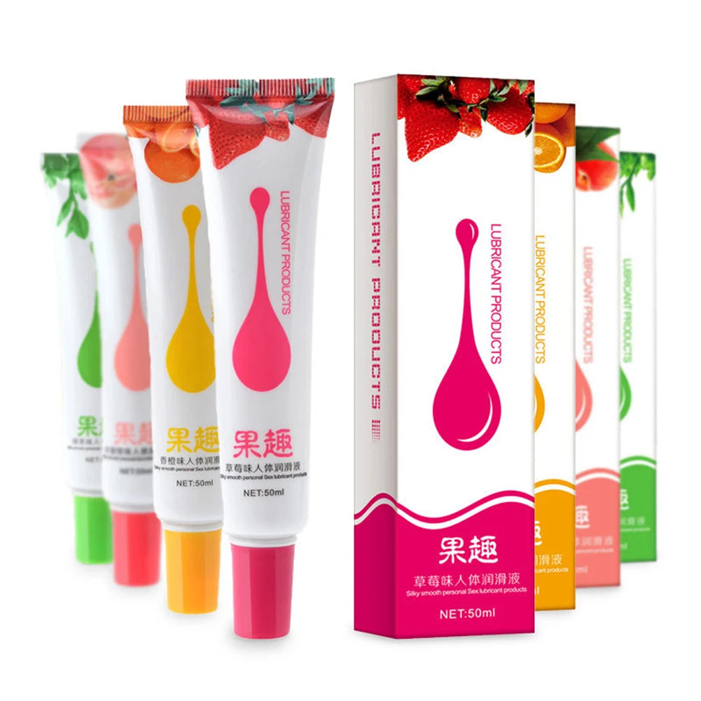 Lubricante Íntimo con Sabores 50ml — Base de Agua