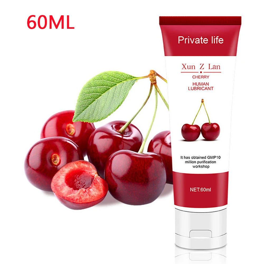 Gel Lubricante Comestible con Sabores — Masaje Sensual